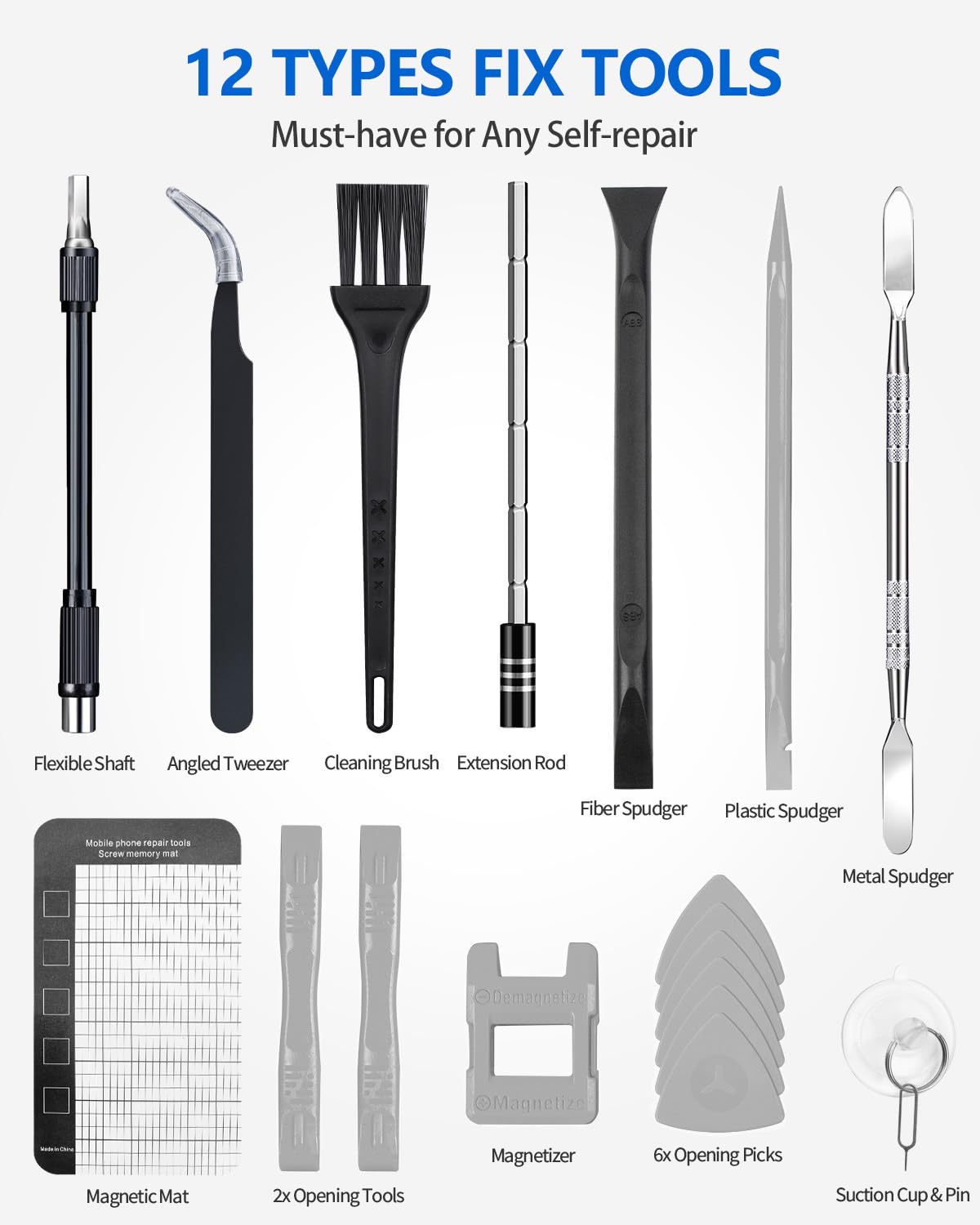 Mini Electric Screwdriver Set 140-IN-1: UnaMela Small Electric Screwdriver Cordless - 120 Precision Bits, 5 Torque Settings, LED Light, Magnetic Power Screwdriver Repair Tool Kit for PC RC Electronics